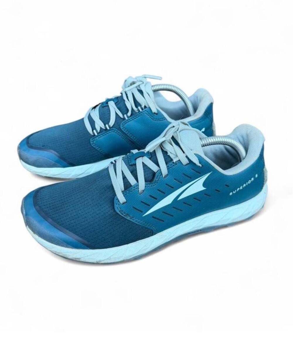Size 10 Altra Superior 5 Trail Running women Shoes Teal Blue
